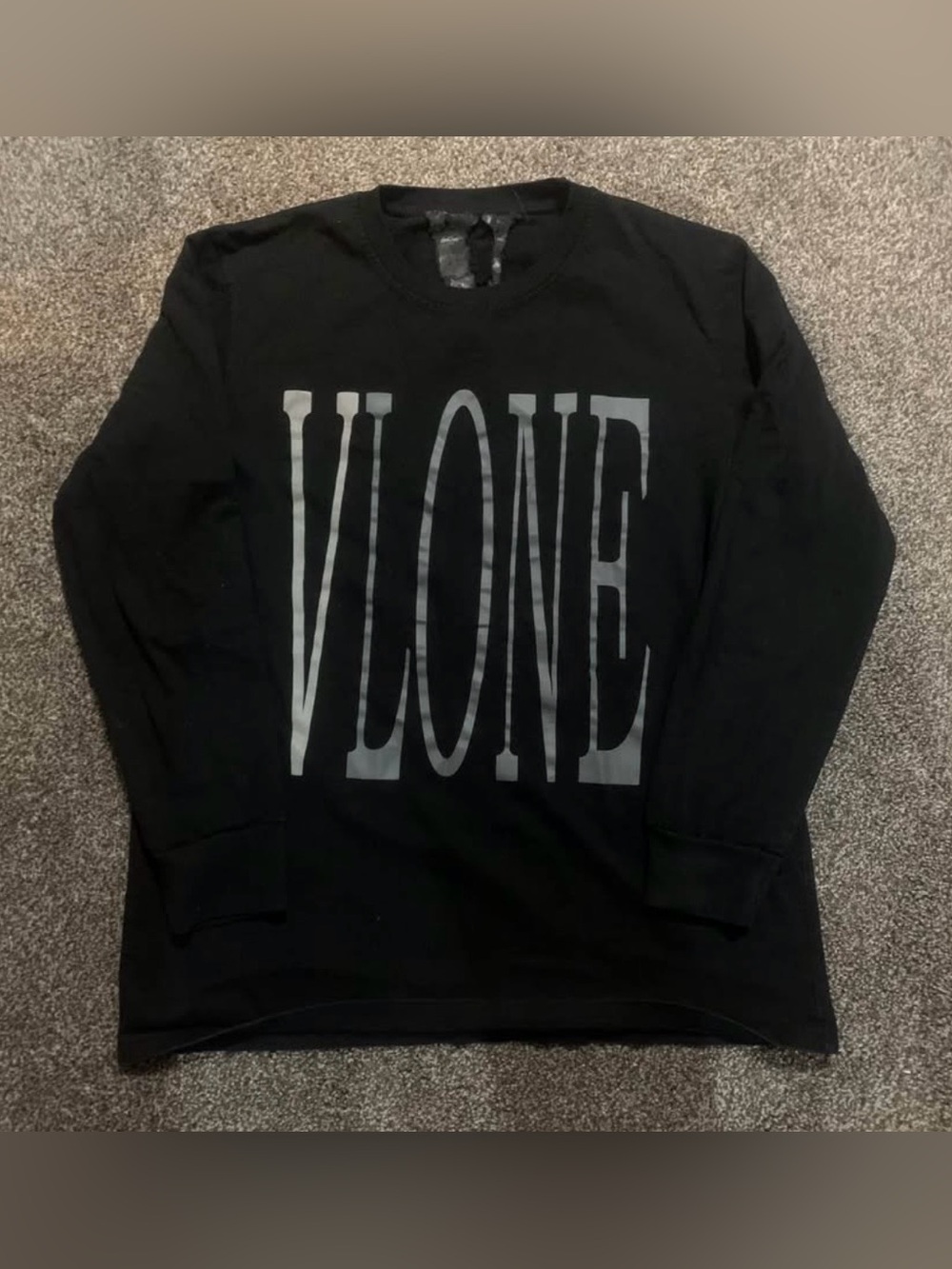 VLONE Black Long Sleeve Tee